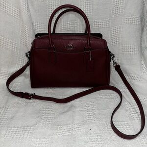 Cherry color, coach cross body bag